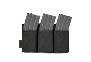 Triple Elastic Mag Pouch - Black