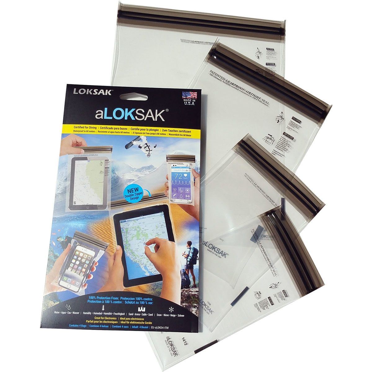 aLoksak set 8,89 x 16,5 / 10,2 x 16,5 / 14,6 x 22,23 / 19,7 x 26,7