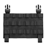 Warrior Detachable Molle Front Panel - Black