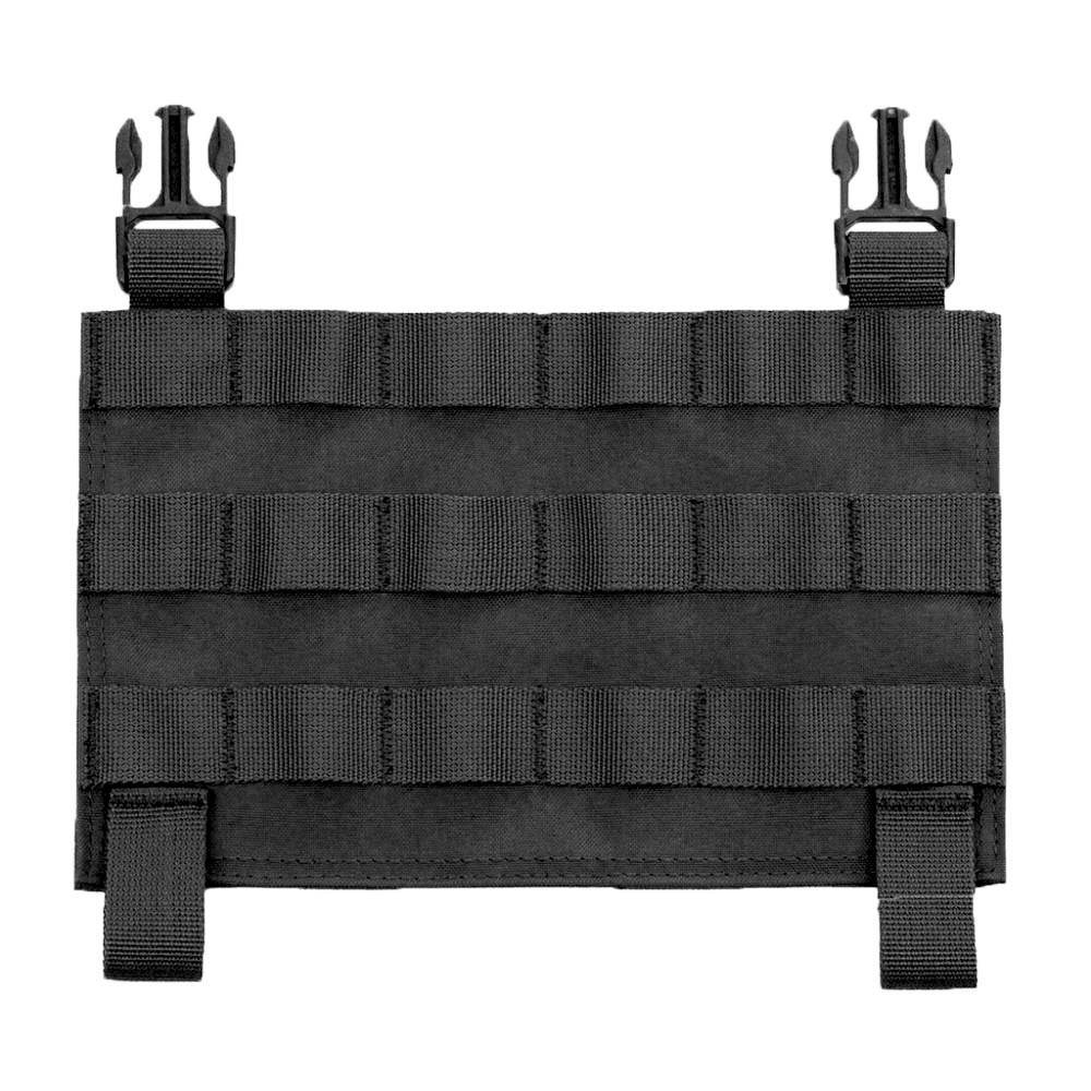Warrior Detachable Molle Front Panel - Black