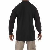 Professional L/S Polo - Black