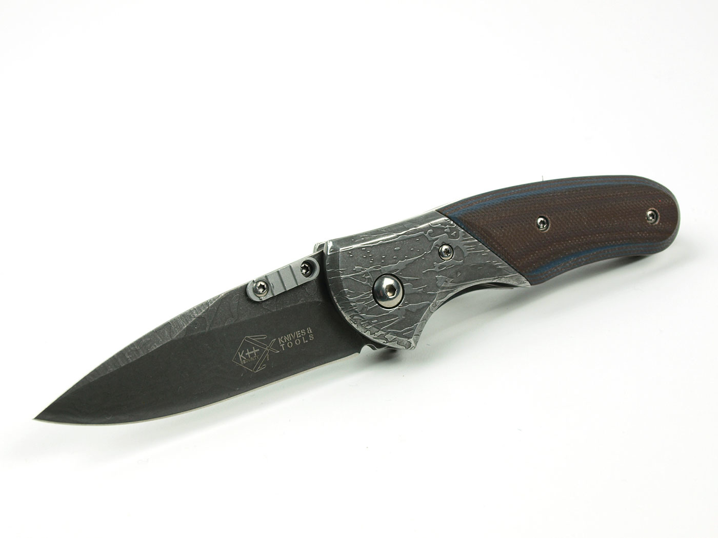 X-Treme One-handed Knife Damast