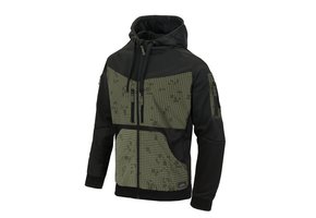 Rogue Hoodie ( FullZip) - Black/ Desert Night Camo