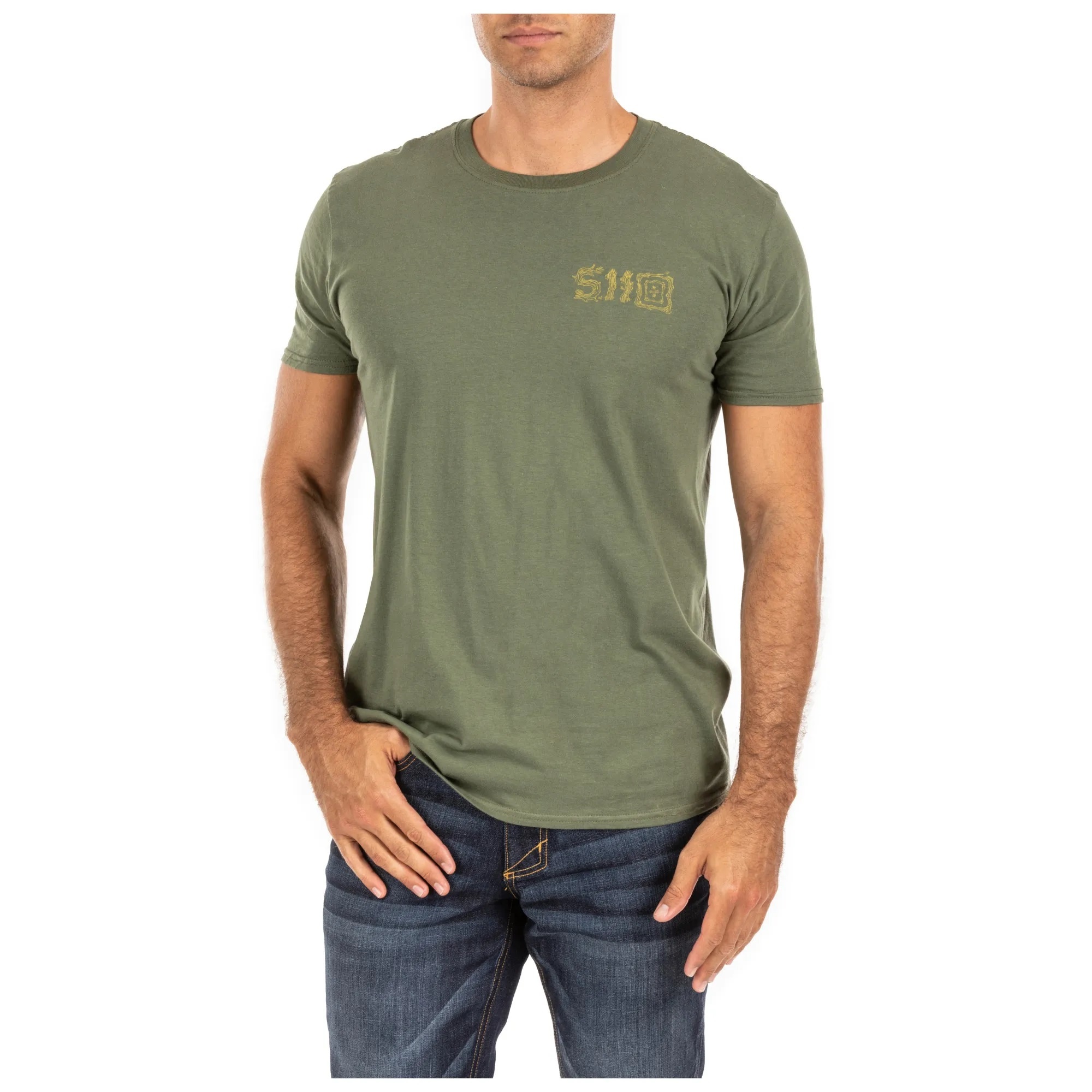 Stay Sharp Tee - Military Green