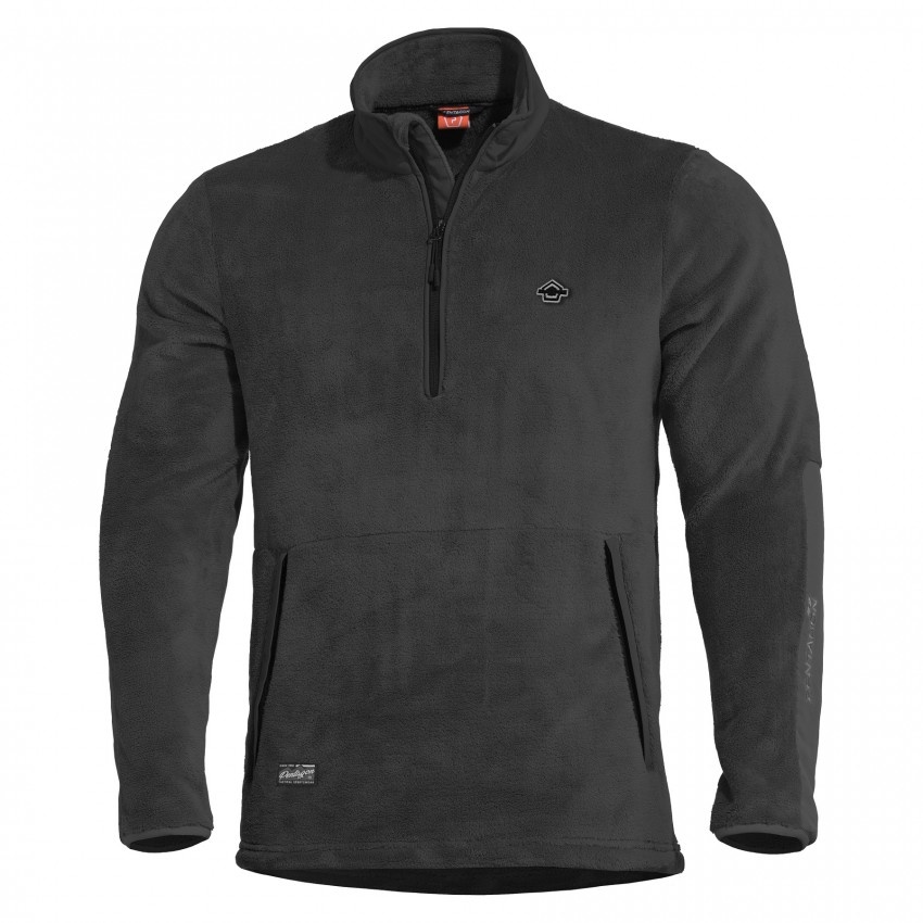 Grizzley 1/2 Fleece Sweater - Black