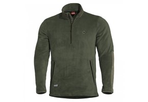 Grizzley 1/2 Fleece Sweater - Camo Green