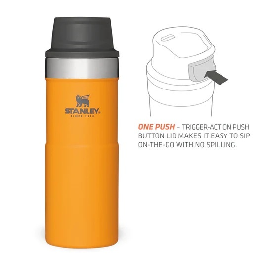 Trigger Action Travel Mug 0.35L - Matte Black