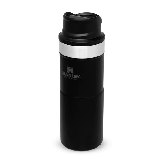 Trigger Action Travel Mug 0.35L - Matte Black