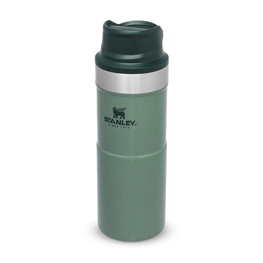 Trigger Action Travel Mug 0.35L - Hammertone Green