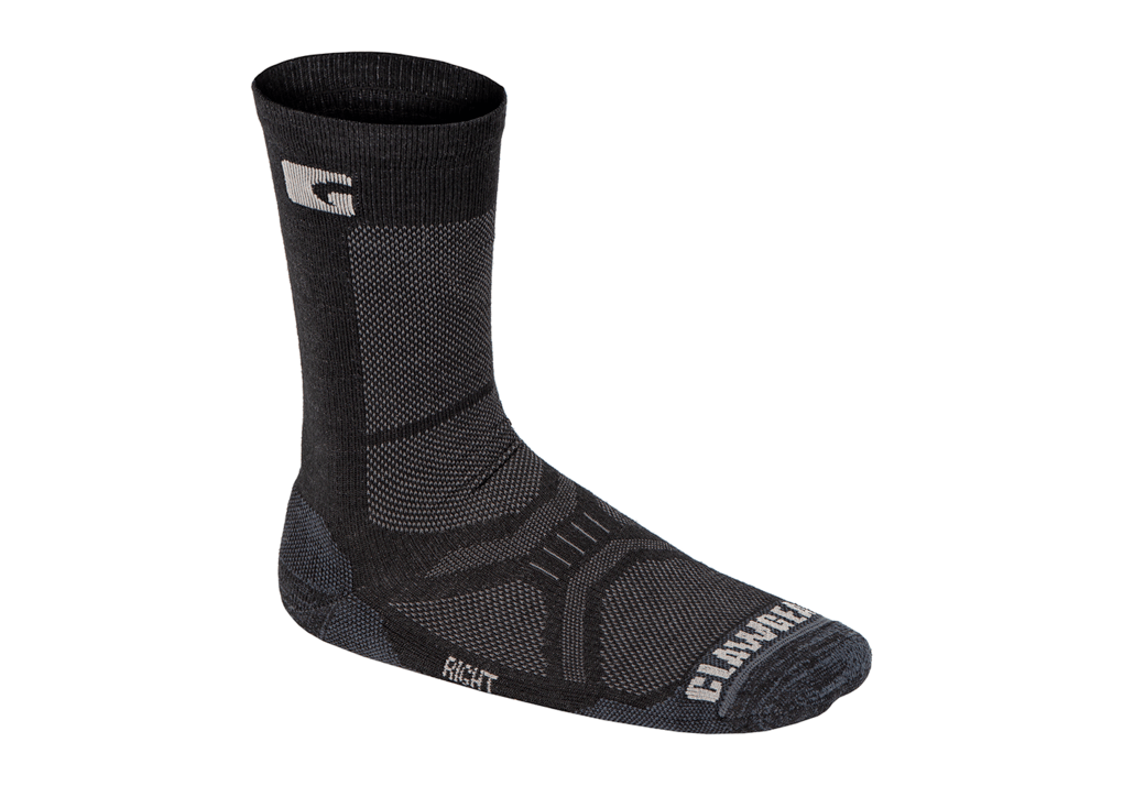 Claw Gear Merino Crew Socks Black