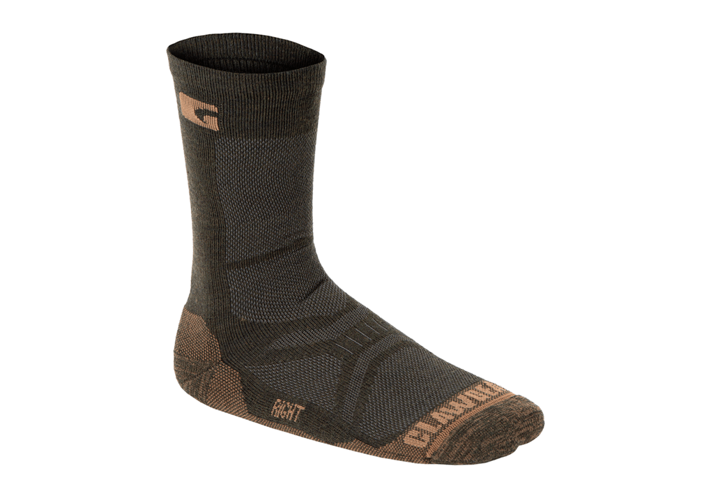 Claw Gear Merino Crew Socks Green