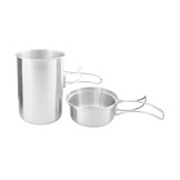 TT Handle Mug 850 Set - Stainless Steel