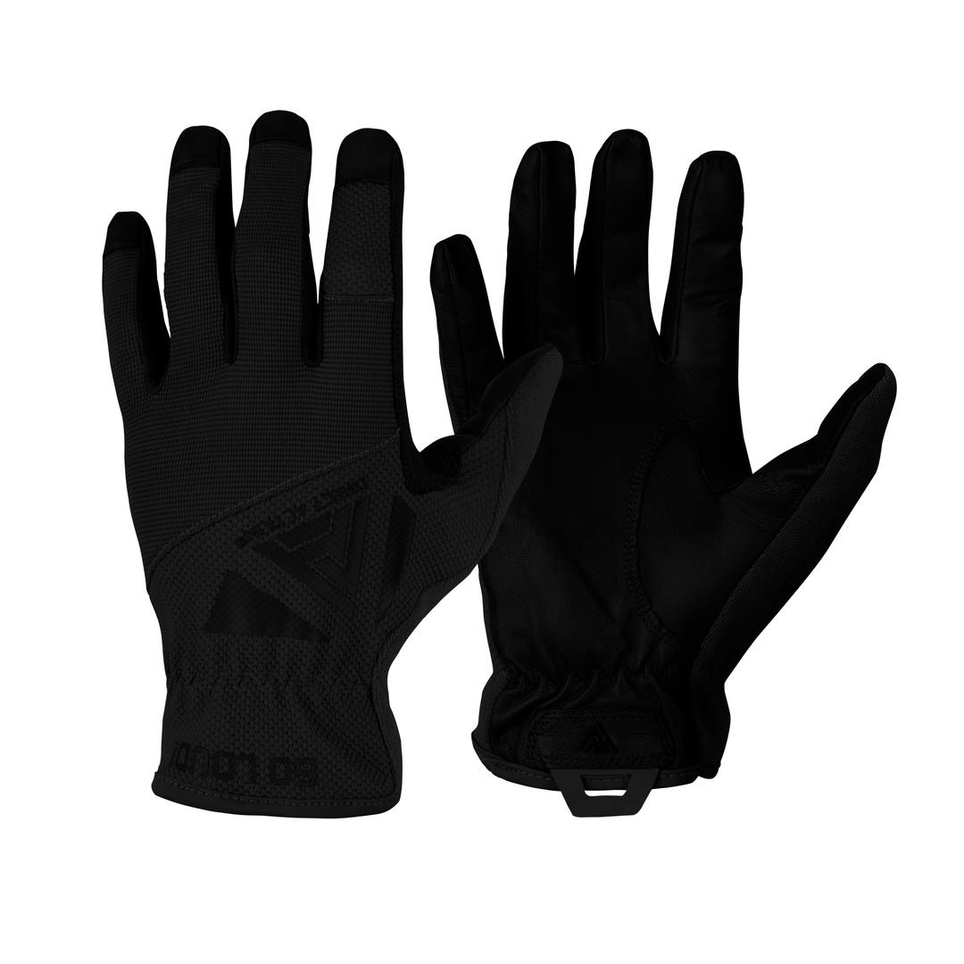 Direct Action Gear Light Gloves Leather Black GL-LGHT-GLT-BLK - NLTactical