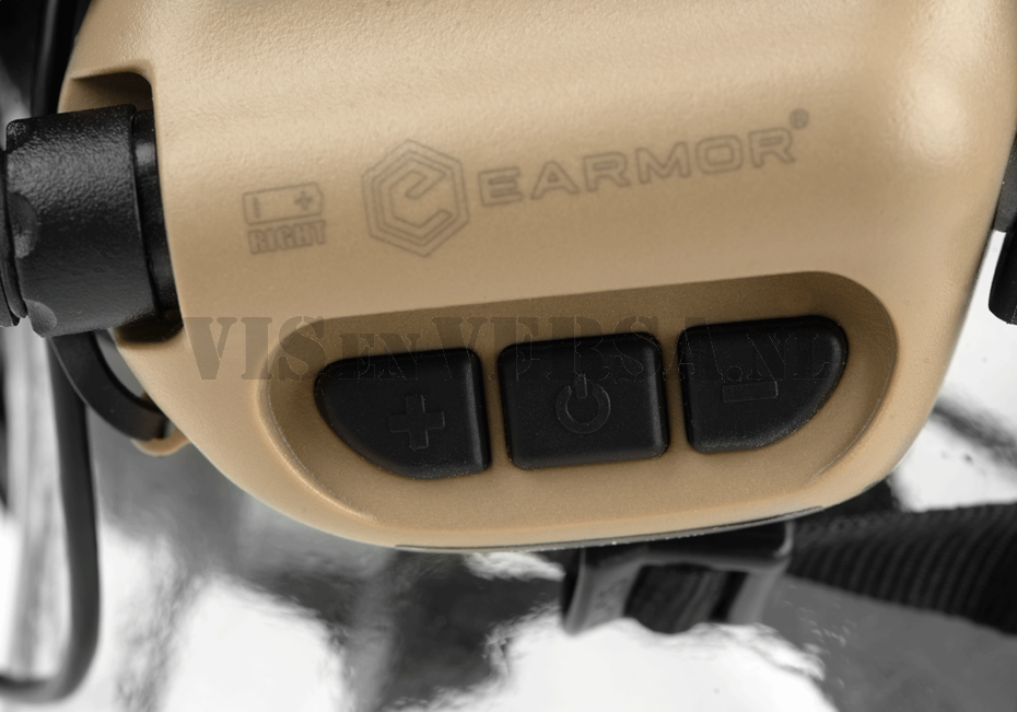 M32H PLUS Tactical Headset with Helmet Adapters ARC - Tan