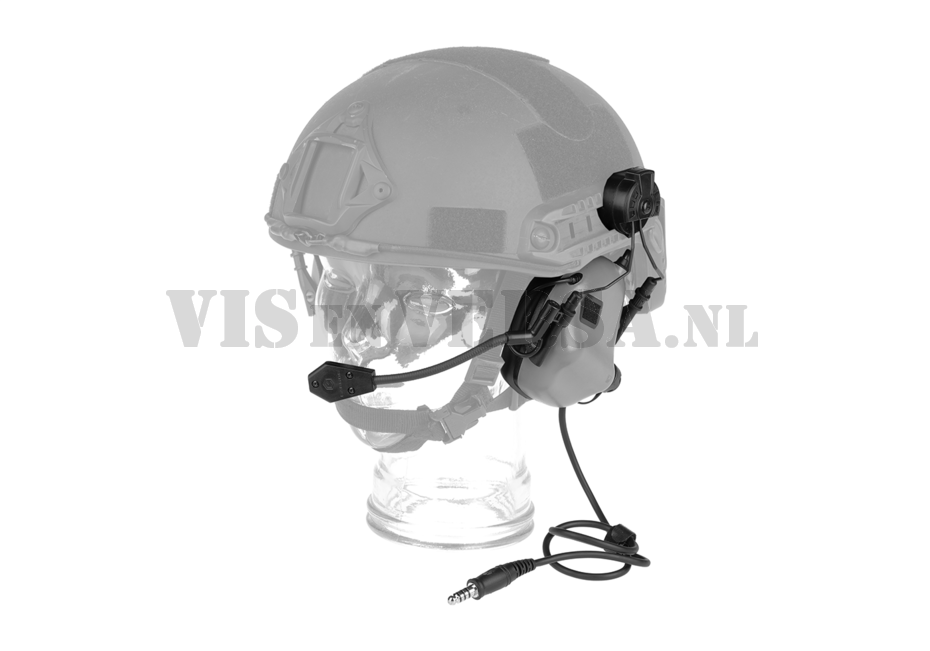 M32H PLUS Tactical Headset with Helmet Adapters ARC - Grey