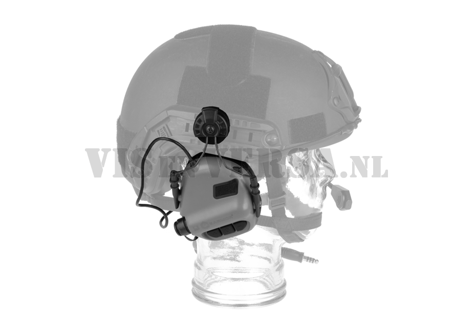 M32H PLUS Tactical Headset with Helmet Adapters ARC - Grey