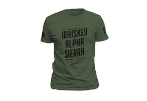 Whisky Alpha Sierra T-Shirt - Olive Drab