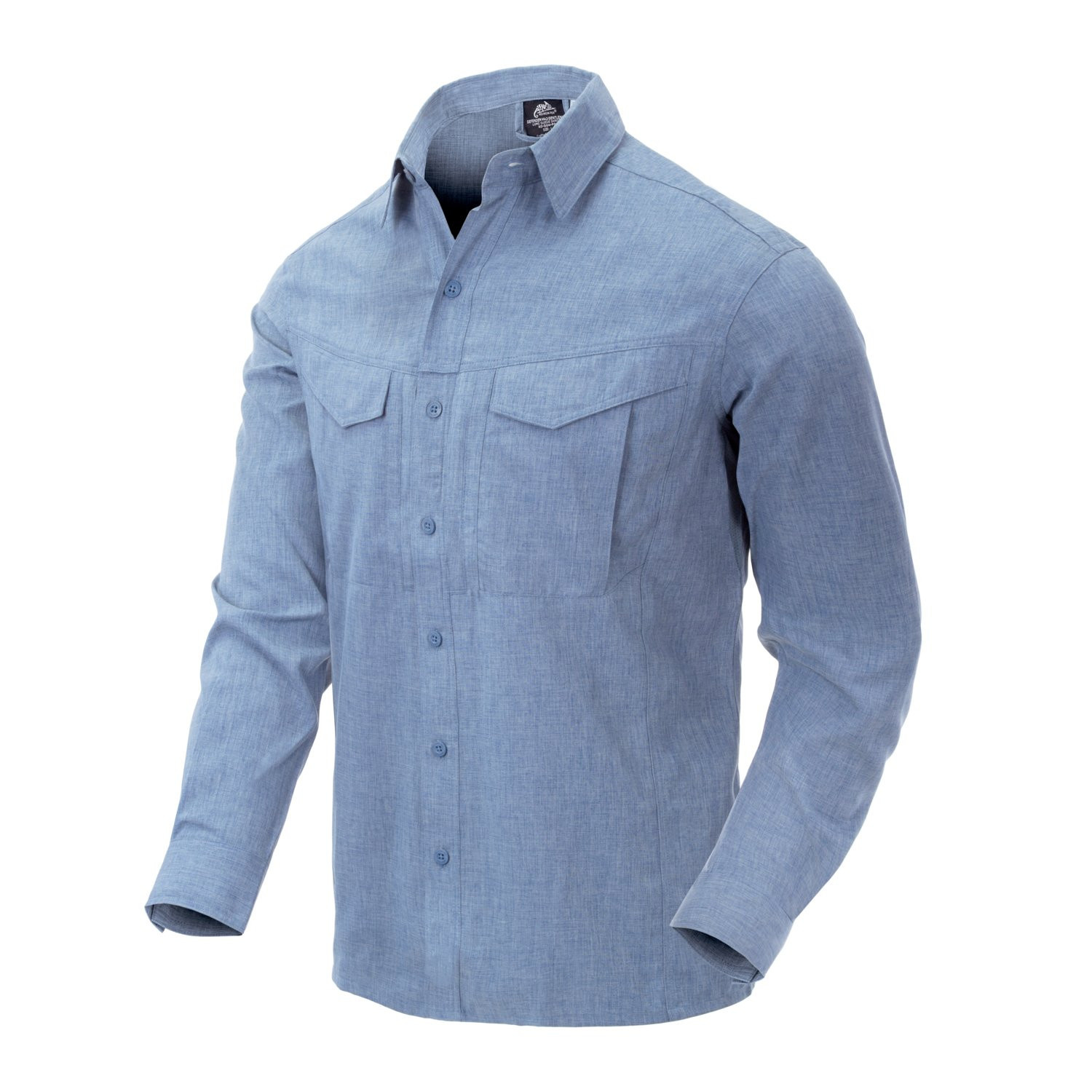 Defender MK2 Gentleman Shirt - Melange Light Blue