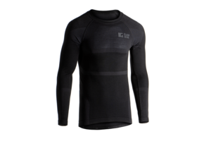 Merino Seamless Shirt LS - Black