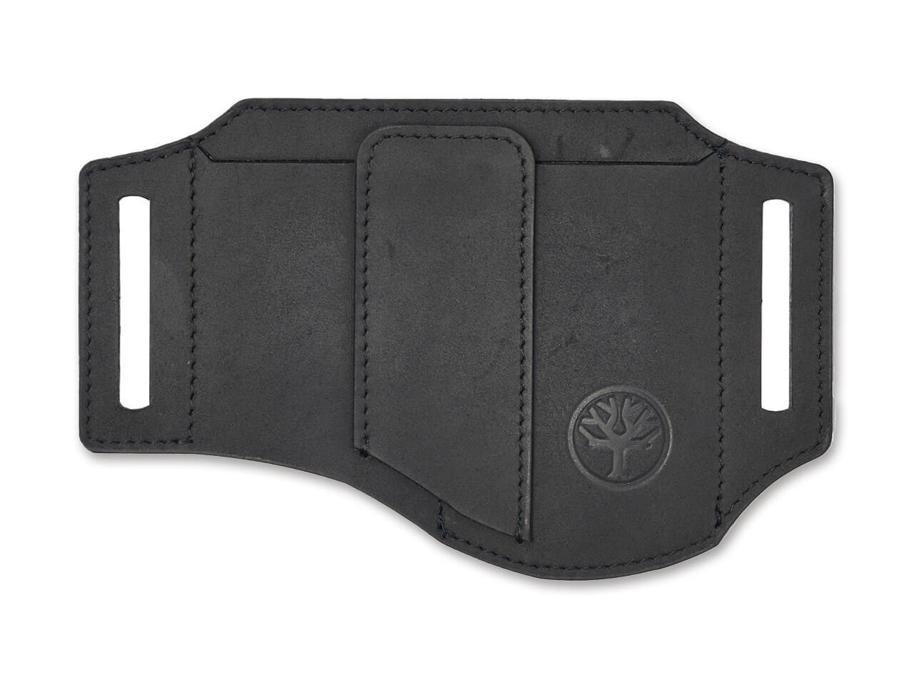 Belt Organiser Leather Black - NLTactical