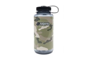 Wide-Mouth Sustain Water Bottle 1000ml  -  Camo