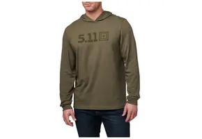 Hooded Long Sleeve Tee - Ranger Green