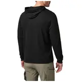 Hooded Long Sleeve Tee - Black