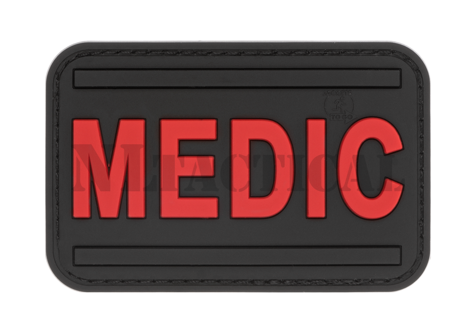 Medic Rubber Patch - Blackmedic