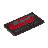 Always First on Couch Rubber Patch