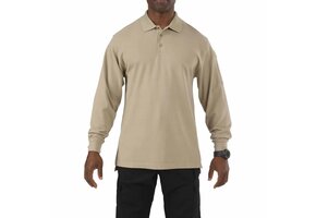 Professional L/S Polo - Silver Tan