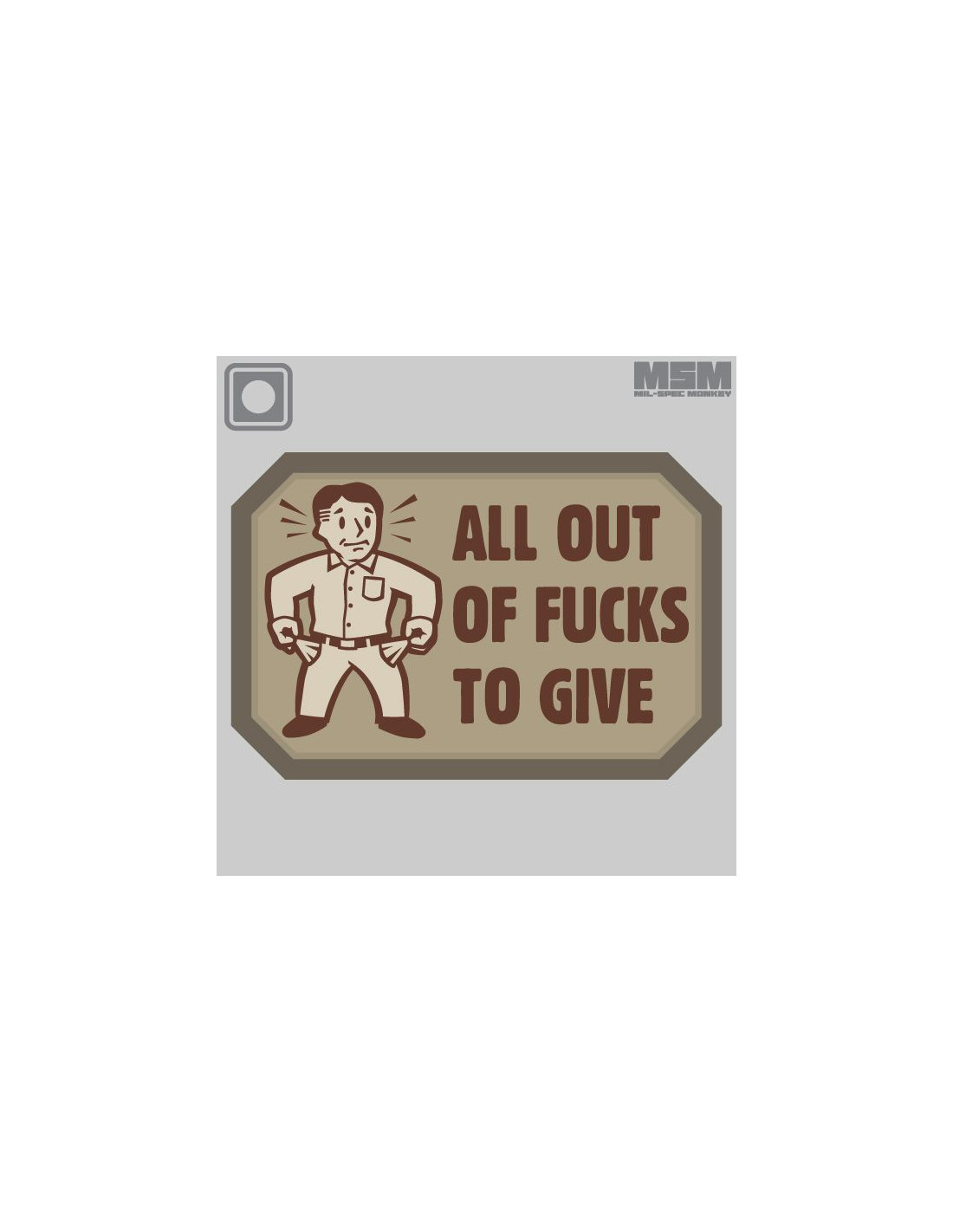 All Out PVC Patch - Swat