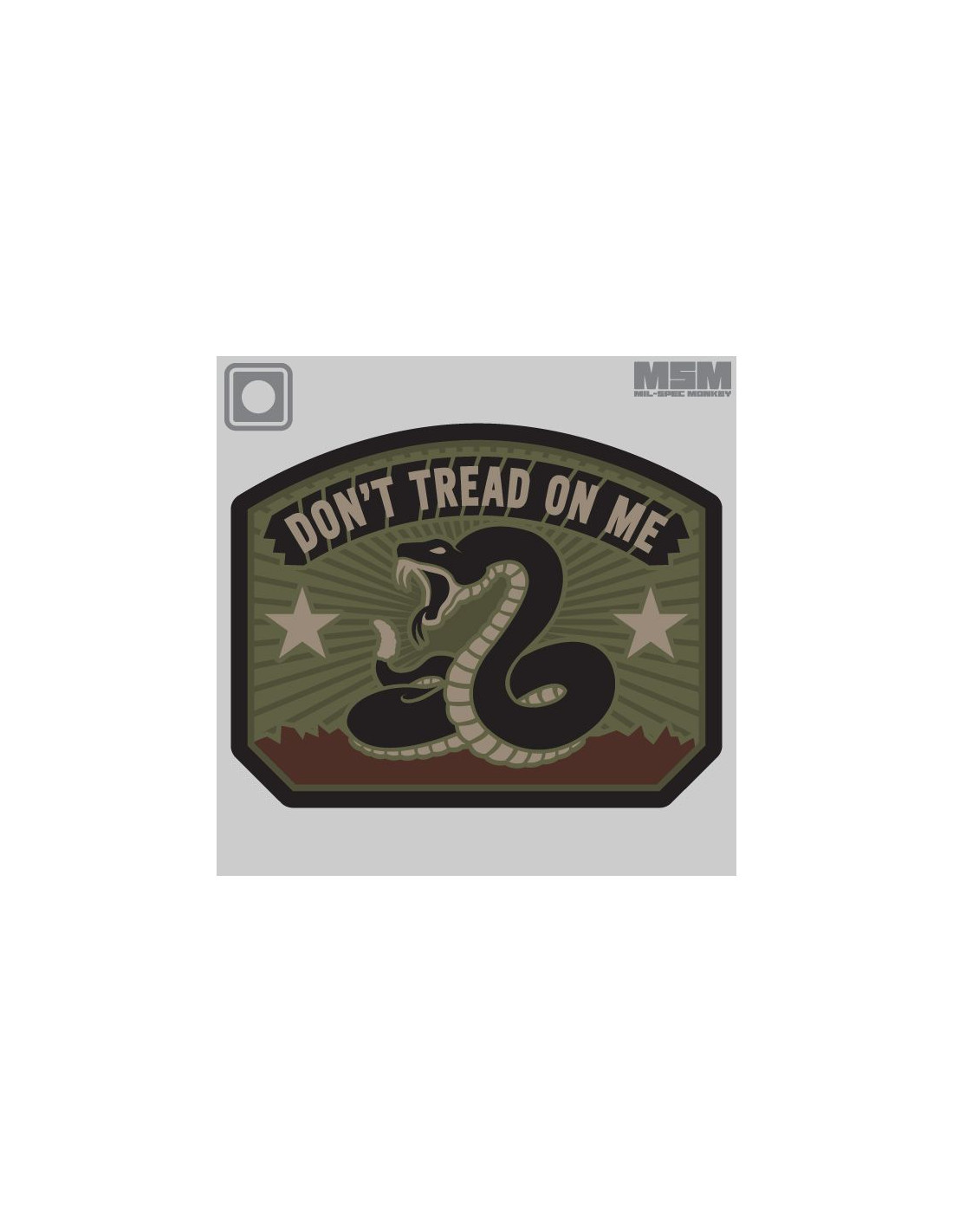 Don't Tread PVC Patch - Multicam