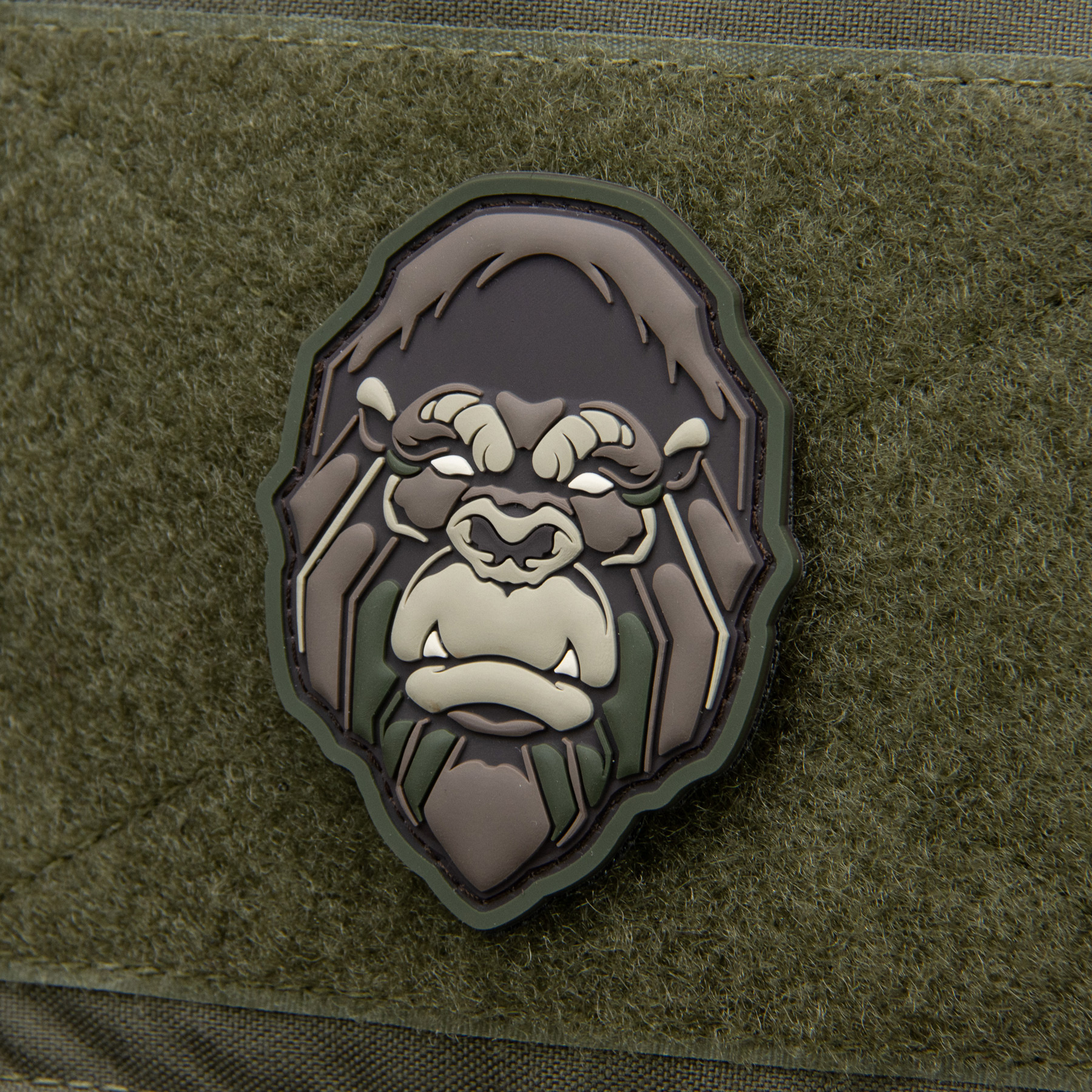 Gorilla Head PVC Patch