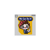 We Can Do it Cute PVC Patch - Fullcolor