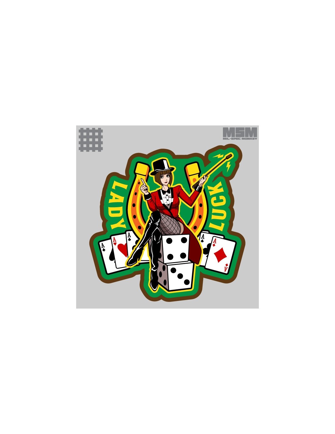 Lady Luck Anime Patch - Fullcolor