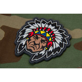 Native American Warrior Head 1 Patch  - Fullcolor