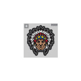 Native American Warrior Head 1 Patch  - Fullcolor