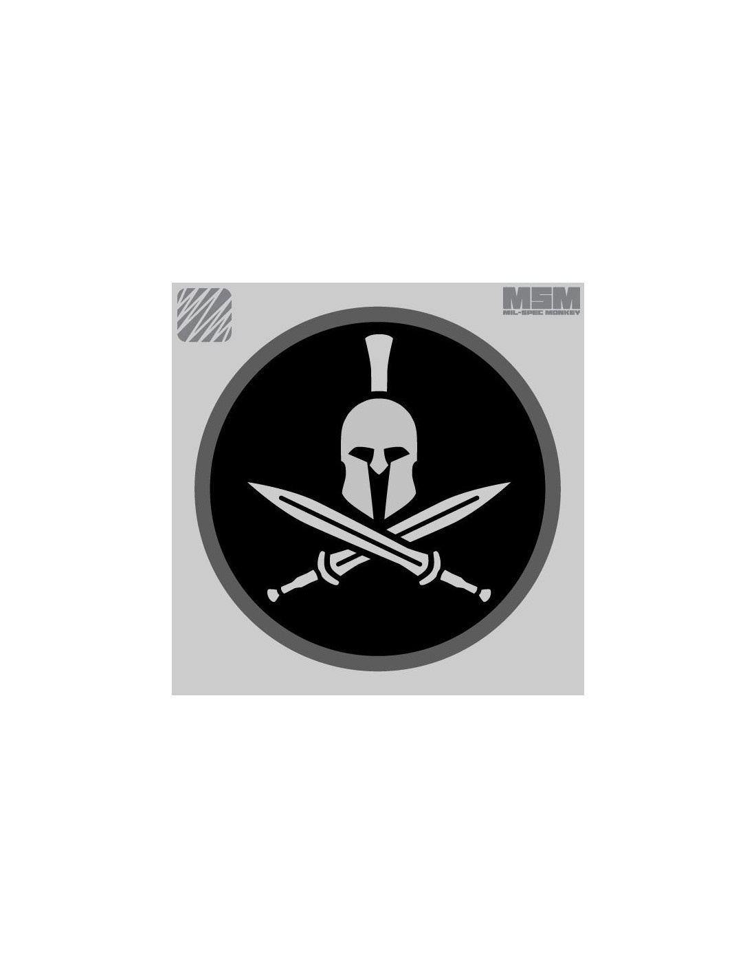 Spartan Helmet Patch - Forest