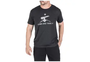 Come Take It Short Sleeve Tee - Black