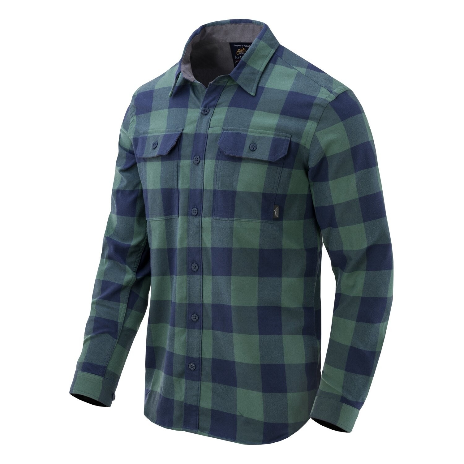 Greyman Shirt - Moss Green Checkered