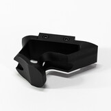 CNC Picatinny Short Angled Grip - Black