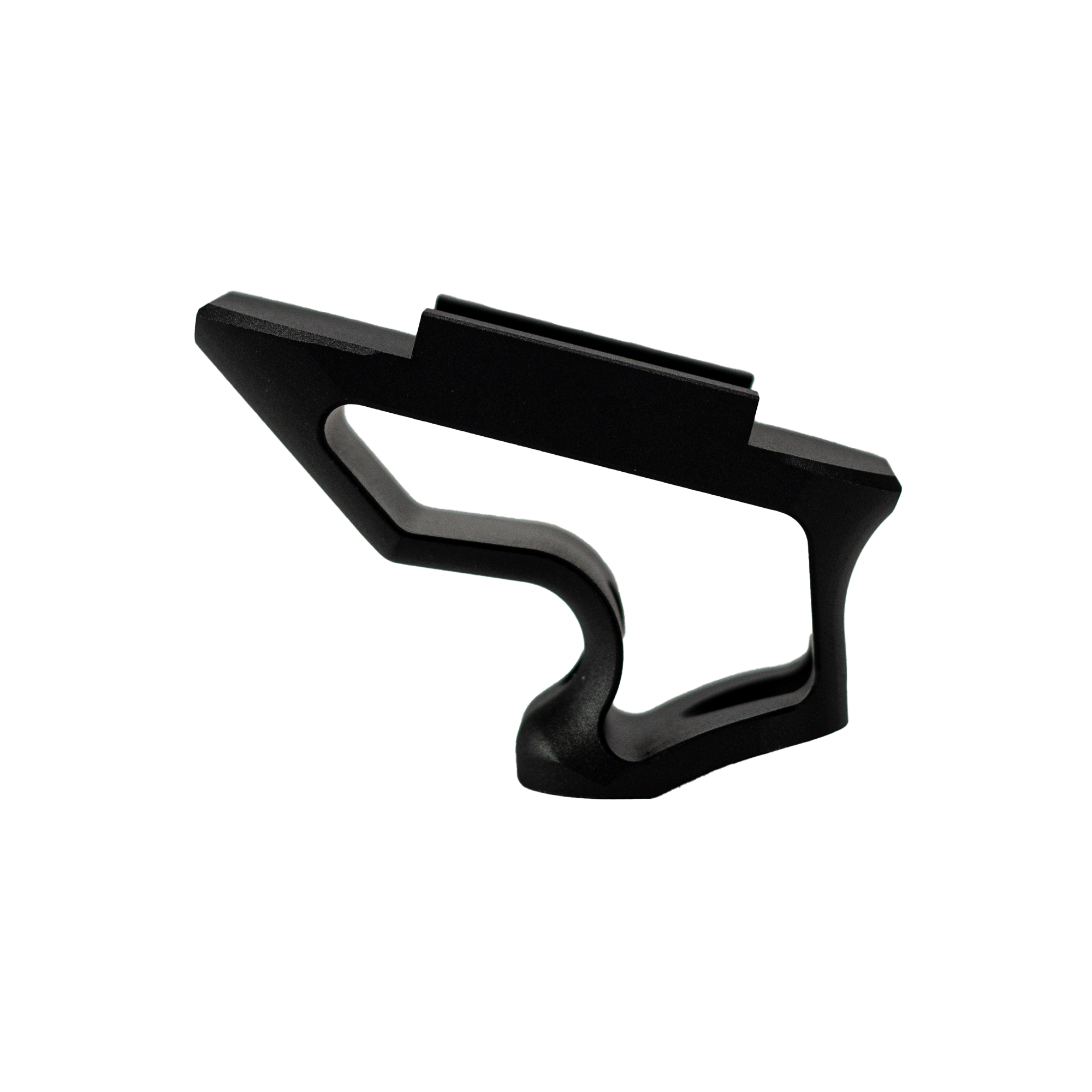 CNC Picatinny Short Angled Grip - Black