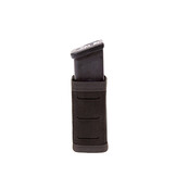 Single Snap Mag Pouch 9mm Short - Black