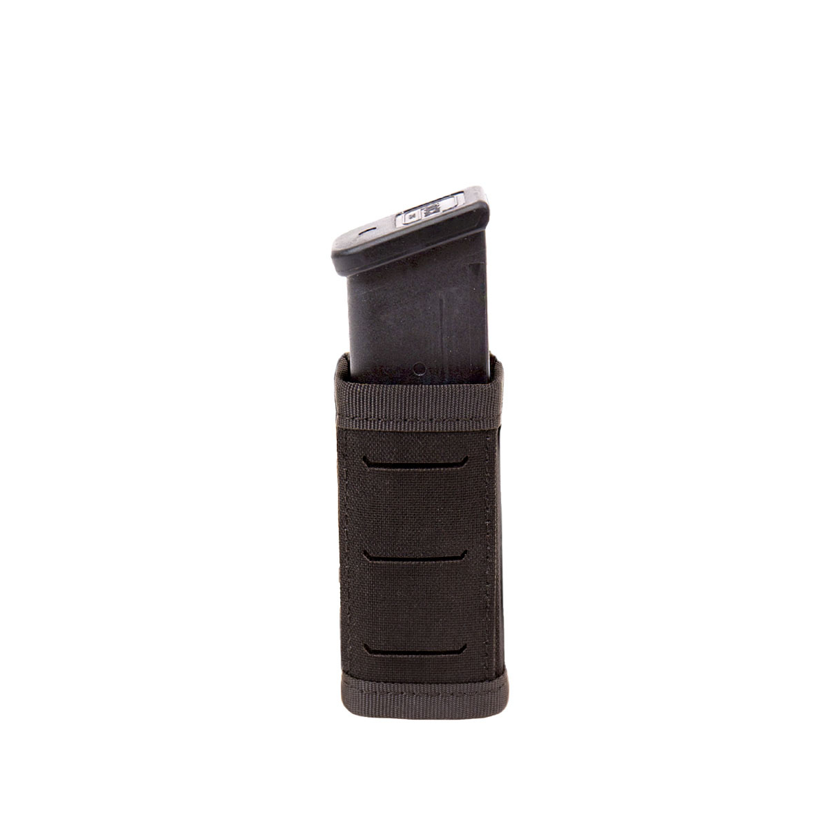 Single Snap Mag Pouch 9mm Short - Black