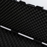 Rifle Hard Case 100cm Wave Foam - Black