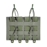 2 SGL Mag Pouch Bel HK417 MKII IRR  - Stone Grey Olive