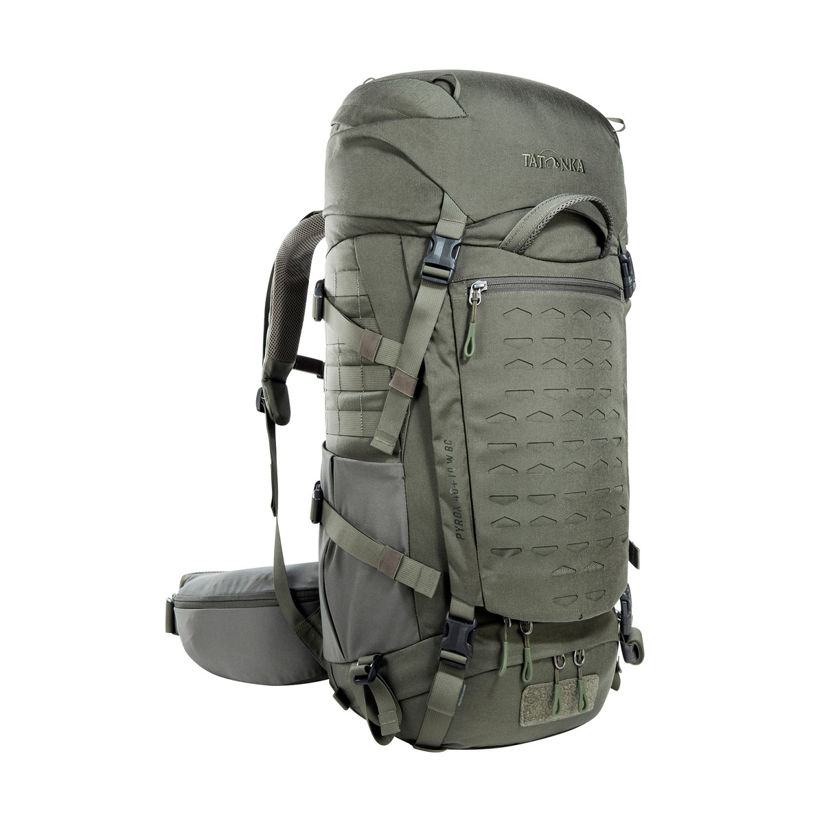 Pyrox 40+10 Women BC Bushcraft Backpack - Stone Grey Olive