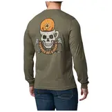 Served Fresh Long Sleeve Tee - Ranger Green