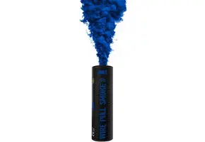 Smoke Grenade  WP40 Wire Pull - Blue