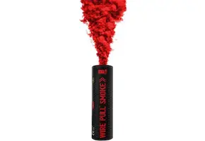 Smoke Grenade   WP40 Wire Pull - Red